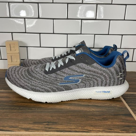 Skechers GOrun 7+ Cushioned Neutral Running Shoes Charcoal 220200 Mens Size 13 - Picture 1 of 12